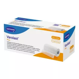 VAROLAST Plus zinkpasta-bandage 8 cmx5 m, 1 stk