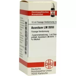 ACONITUM LM XVIII Fortynding, 10 ml