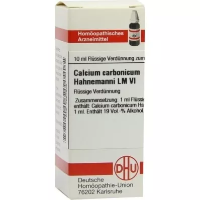 CALCIUM CARBONICUM Hahnemanni LM VI Fortynding, 10 ml