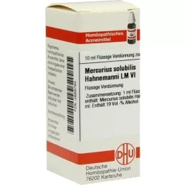 MERCURIUS SOLUBILIS Hahnemanni LM VI Fortynding, 10 ml