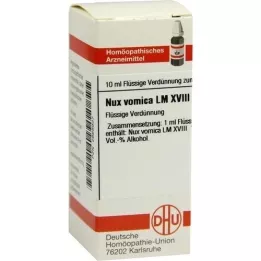 NUX VOMICA LM XVIII Fortynding, 10 ml