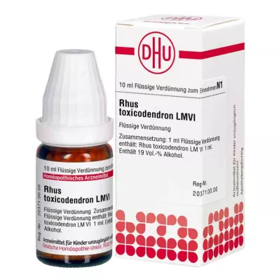 RHUS TOXICODENDRON LM VI Diluție, 10 ml RHUS TOXICODENDRON LM VI Diluție, 10 ml
