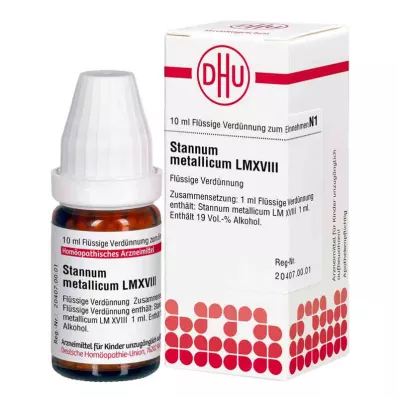 STANNUM METALLICUM LM XVIII Fortynding, 10 ml