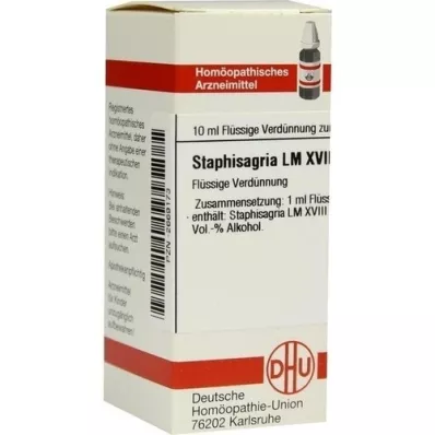 STAPHISAGRIA LM XVIII Fortynding, 10 ml