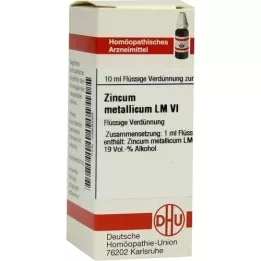 ZINCUM METALLICUM LM VI Fortynding, 10 ml