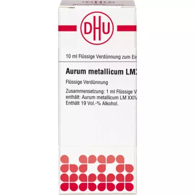 AURUM METALLICUM LM XXIV Fortynding, 10 ml