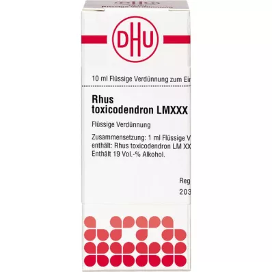 RHUS TOXICODENDRON LM XXX Fortynding, 10 ml