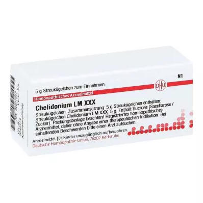 CHELIDONIUM LM XXX Globuli, 5 g CHELIDONIUM LM XXX Globuli, 5 g