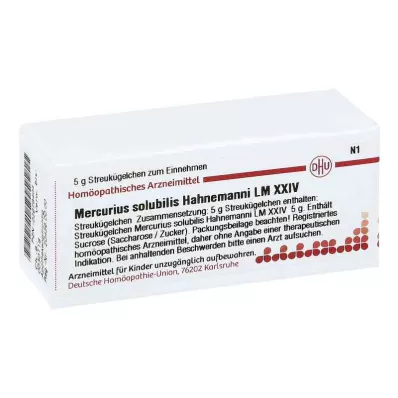 MERCURIUS SOLUBILIS Hahnemanni LM XXIV Kugler, 5 g