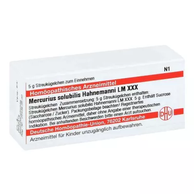 MERCURIUS SOLUBILIS Hahnemanni LM XXX Globule, 5 g MERCURIUS SOLUBILIS Hahnemanni LM XXX Globule, 5 g
