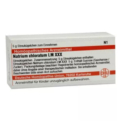 NATRIUM CHLORATUM LM XXX Globuli, 5 g
