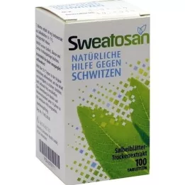 SWEATOSAN overtrukne tabletter, 100 stk
