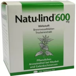 NATULIND 600 mg overtrukne tabletter, 100 stk
