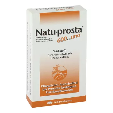 NATUPROSTA 600 mg uno filmovertrukne tabletter, 30 stk