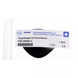 AUGENKLAPPE med gummibånd, 1 stk