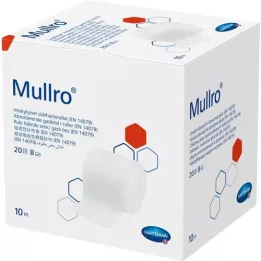 MULLRO Gaze 10 cmx10 m rullet, 1 stk