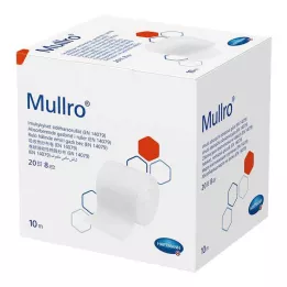 MULLRO Gaze 10 cmx10 m rullet, 1 stk
