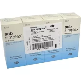 SAB simplex oral suspension, 4X30 ml
