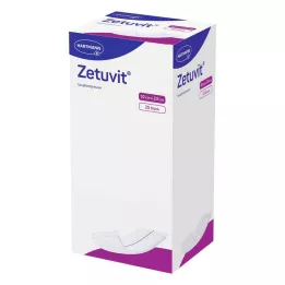 ZETUVIT Absorberende puder sterile 10x20 cm, 25 stk