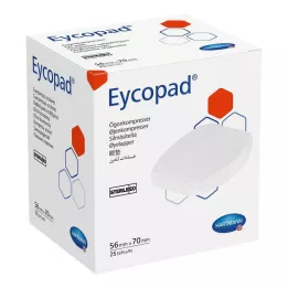 EYCOPAD Øjenkompresser 56x70 mm sterile, 25 stk