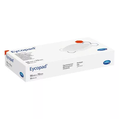 EYCOPAD Øjenkompresser 56x70 mm usterile, 50 stk EYCOPAD Øjenkompresser 56x70 mm usterile, 50 stk