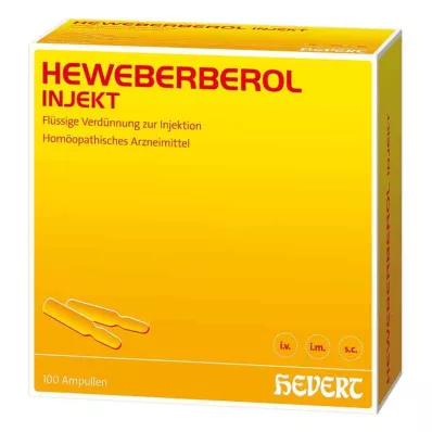 HEWEBERBEROL injektionsampuller, 100 stk