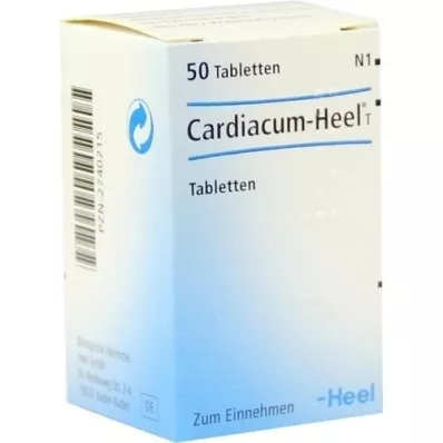 CARDIACUM Heel T-tabletter, 50 stk