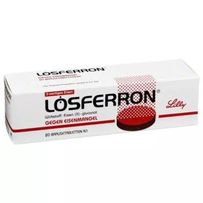 LÖSFERRON Tablete efervescente, 20 buc