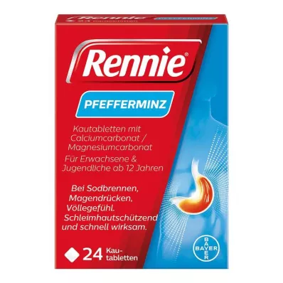 RENNIE Tyggetabletter, 24 stk