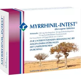 MYRRHINIL INTEST overtrukne tabletter, 100 stk