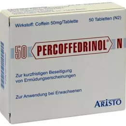 PERCOFFEDRINOL N 50 mg tabletter, 50 stk