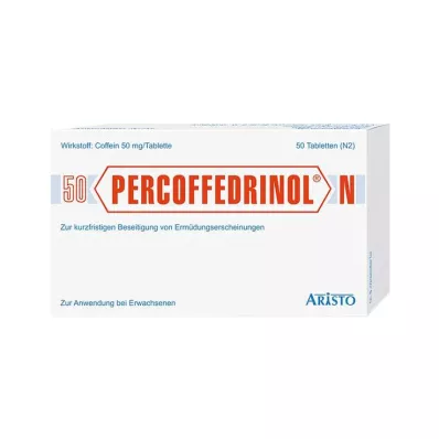 PERCOFFEDRINOL N 50 mg tabletter, 50 stk