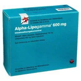 ALPHA-LIPOGAMMA 600 mg soluție concentrată pentru perfuzie, 10X24 ml