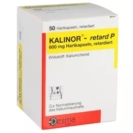 KALINOR retard P 600 mg hårde kapsler, 50 stk