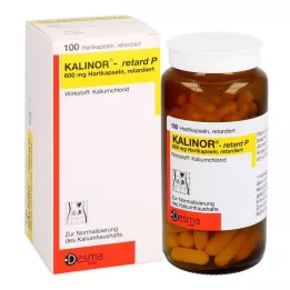 KALINOR retard P 600 mg capsule tari, 100 buc