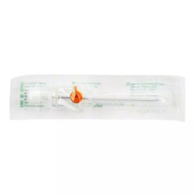 VASOFIX Brun nål 14 G 50 mm orange, 1 stk