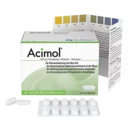 ACIMOL cu benzi de testare a pH-ului comprimate filmate, 96 buc