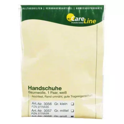 ZWIRNHANDSCHUHE Bumbac mare, 2 buc