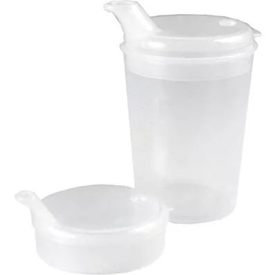 EINNEHMEBECHER uden håndtag m.låg 4mm mælkeagtig, 1 stk