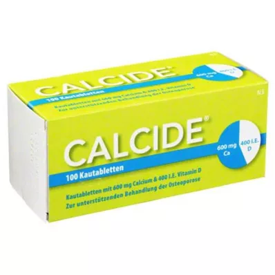 CALCIDE Tyggetabletter, 100 stk
