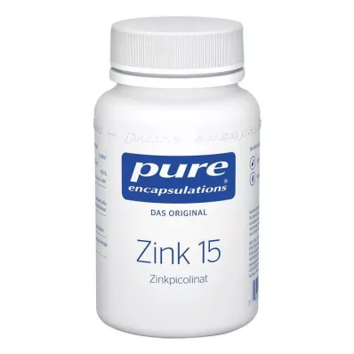 PURE ENCAPSULATIONS Zink 15 Zink Picolinat Kapsler, 180 Kapsler
