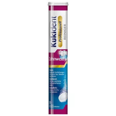 KUKIDENT Cleaner Teeth Whitening Tabs, 30 buc