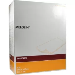 MELOLIN 10x20 cm sårforbindinger sterile, 100 stk
