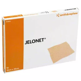 JELONET Tifon de parafină 10x10 cm steril, 10 buc