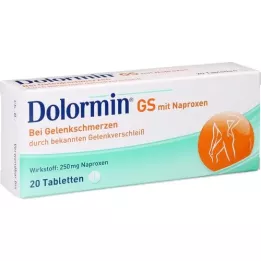 DOLORMIN GS med Naproxen-tabletter, 20 stk