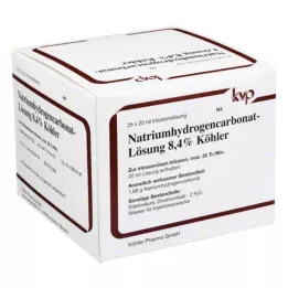 NATRIUMHYDROGENCARBONAT-Köhler 8,4% opløsning, 25X20 ml