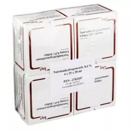 NATRIUMHYDROGENCARBONAT-Köhler 8,4% opløsning, 100X20 ml