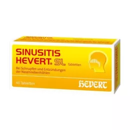 SINUSITIS HEVERT SL Tabletter, 40 stk