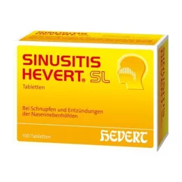 SINUSITIS HEVERT SL Tabletter, 100 stk
