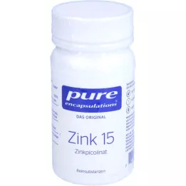 PURE ENCAPSULATIONS Zink 15 Zink Picolinat Kapsler, 60 Kapsler